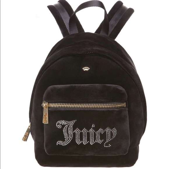 juicy couture velvet mini backpack